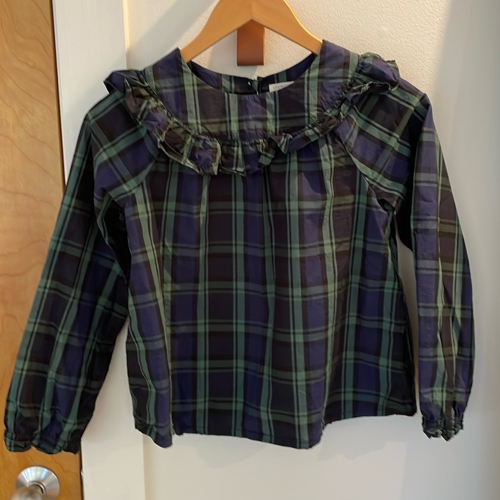 J.Crew Girls Tartan Shirt